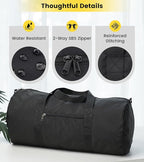 Vorspack Duffel Bag 20-24-28 Inches Foldable Gym Bag - Image 4