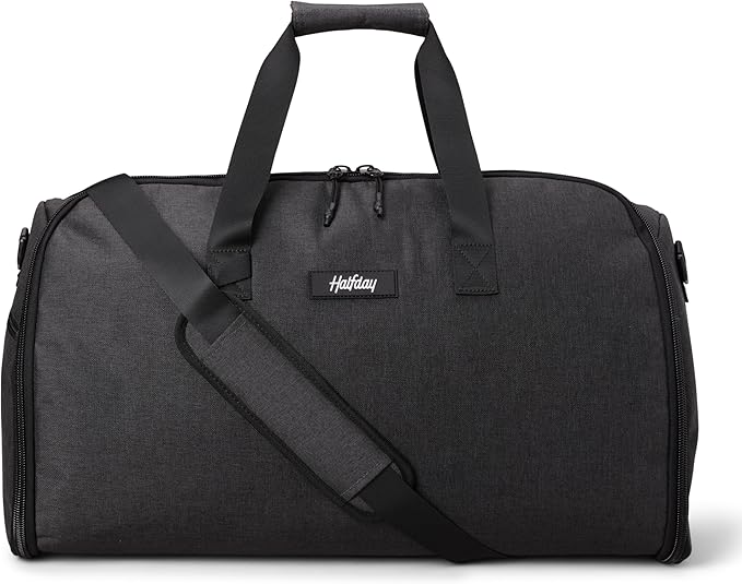 Halfday Convertible 2-in-1 Garment Duffel Weekender Bag 45L | Wrinkle-Free by HalfdayTravel