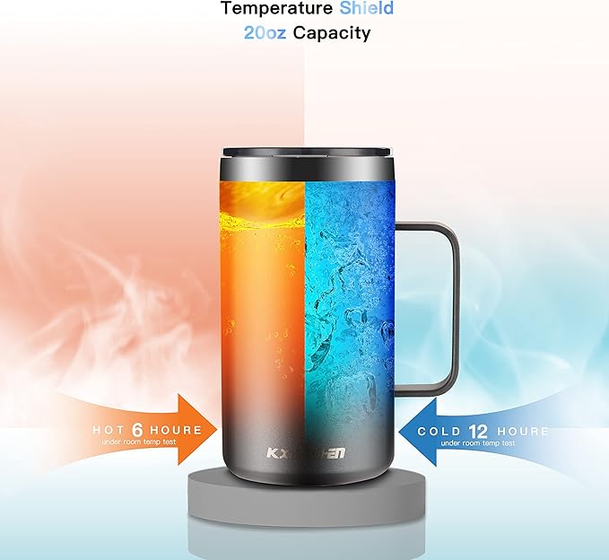 KXIAOCHEN 20oz Insulated Coffee Mug - Image 4