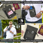 VENTURE 4TH Passport Holder Neck Wallet - Image 5