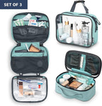 Toiletry Bag Kit Set: Hanging Travel Toiletry Bag + 311 TSA Cosmetic Liquid Bag - Image 2