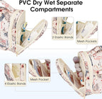 Narwey Hanging Toiletry Bag for Women Travel Makeup Bag Organizer Toiletries - Image 3
