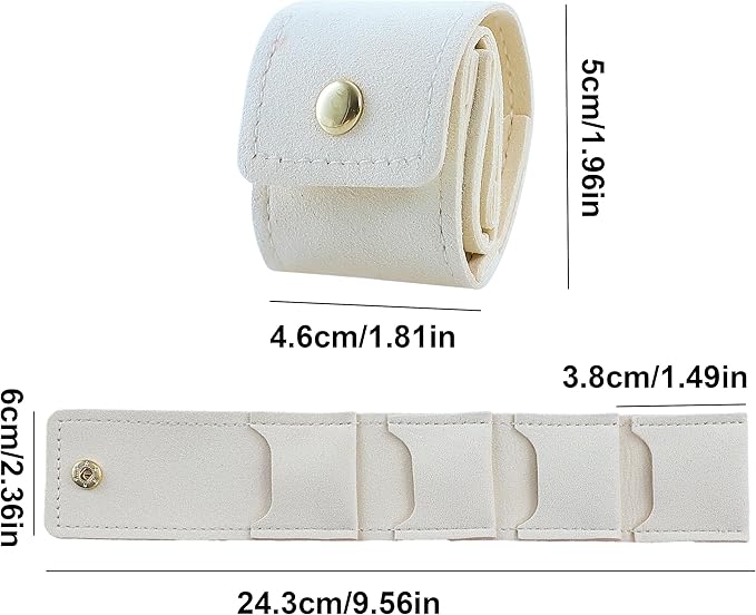 3 PCS Mini Travel Jewelry Organizer Bag - Image 3