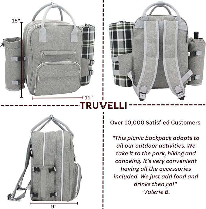 Truvelli Picnic Backpack for 4 - Image 4
