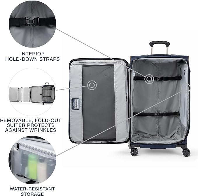 Travelpro Crew Classic Lightweight Softside Expandable Checked Luggage - Image 5