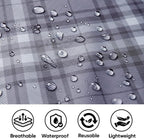 PTEROMY Hooded Rain Poncho for Adult - Image 5