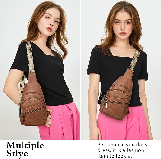 Sling Bag Crossbody Bags for Women Small Cross Body Bag Fanny Packs Chest Sling - Image 7