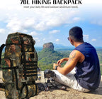 Hiking Backpack for Men 70L/100L Camping Backpack Military Rucksack Molle 3 - Image 7