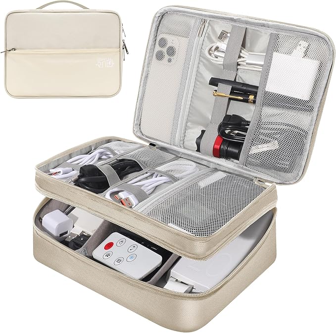 Electronic Organizer Travel Case, Travel Cord Organizer Case Portable by CILLA