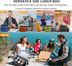 6 Can/5L Lunch Bag for Women Men Portable Lunch Box Small Cooler Bag Soft - Image 7