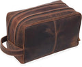 VC VINTAGE COUTURE Leather Toiletry Bag by VCVINTAGECOUTURE