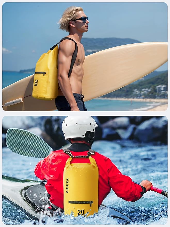 HEETA Waterproof Dry Bag with Front Zippered Pocket - Image 5