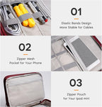 Electronics Organizer, OrgaWise Electronic Accessories Bag Travel Cable - Image 4