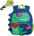 mommore Toddler Backpack for Boys 2-4, 3D Cartoon Cute Kids Dinosaur Backpack by mommore