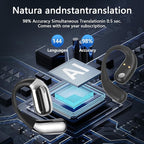 AI Translation Earbuds Real Time, LCD Touchscreen Real-Time Translator - Image 2
