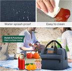 HOMESPON Insulated Lunch Bag for Women Men Lunch Box Cooler Lunch Tote for Work - Image 7