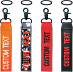 Custom Luggage Tags, Custom Personalized Luggage tag Name, Embroidery Key Ring by Unknown