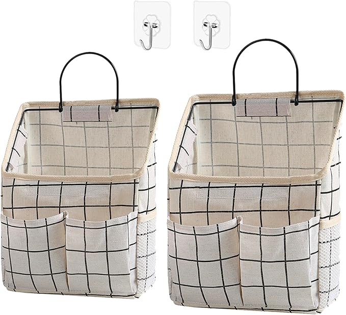 2 Pack Wall Hanging Storage Bags, Organizer by Someteth