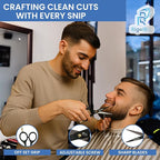 Professional Thinning Hair Cutting Shears & Barber Scissors for Hair Cutting Kit - Ideal for Kids, Men & Women - Premium J2 Japanese Stainless Steel shears for Salon, Home Use - 6.5 Inch