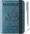 Passport Holder Cover Wallet Travel Essentials Leather Rfid Blocking Case by LOHASLIFE