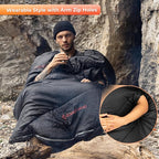 KingCamp Sleeping Bag for Adults, Cold Weather & Warm Extra Wide Big & Tall XL - Image 4