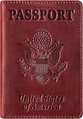 BIAOTIE Premium Leather Passport Holder Covers, Rfid Travel Wallet Passport by BIAOTIE