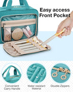 BAGSMART Toiletry Bag Hanging Travel Makeup Organizer - Image 3
