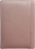 Personalized Monogrammed Blush Leather RFID Passport Wallet - Image 6