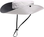 Womens Summer Sun Hat Beach Hat Wide Brim Outdoor UV Protection Hat Foldable - Image 5