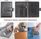Herain Passport Holder for Travel Cruise Essentials, RFID Passports Book Card - Image 3