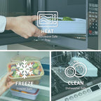 Bentgo 20-Piece Lightweight, Reusable BPA-Free 1-Compartment Containers - Image 5