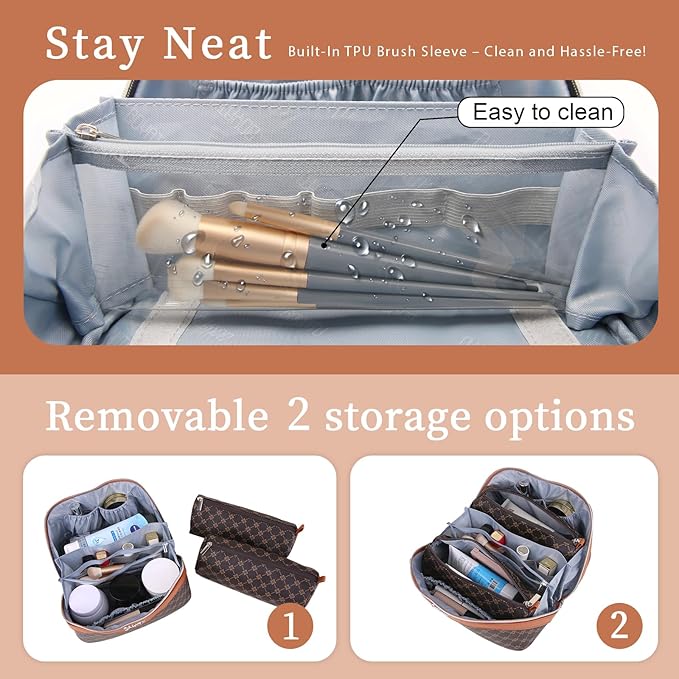 BOYATU Travel Makeup Bag Cosmetic Bags - Image 4