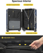 LEVEL8 Zipperless Checked Luggage - Image 5