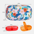 Serfeymi Weekly Travel Pill Organizer 2 Times A Day AM PM Upgraded Rainbow Pill - Image 2