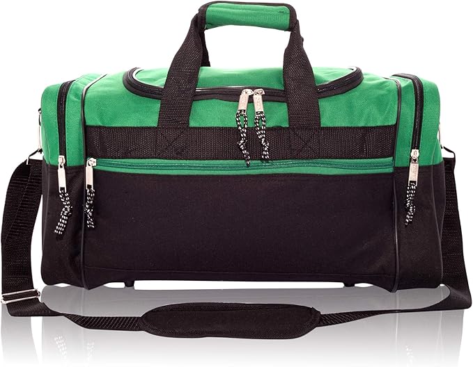 DALIX 17" Blank Duffle Bag Duffel Bag Travel Size Sports Durable Gym Bag - Image 2