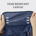 Gonex Canvas Duffle Bag 60L Travel Duffel Overnight Weekend Bag - Image 2
