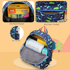 willikiva Cartoon Bus 12 Kindergarten Backpack - Image 3