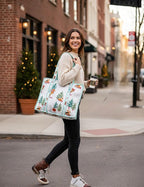 Cotton Quilted Tote Bag for Women – Large Beach & Travel Tote - Image 7