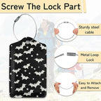 3 Pack PU Leahter Happy Halloween Luggage Tag - Image 2