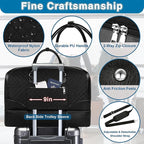 Weekender Bag for Women, Travel Duffel Bag Carry On Overnight Bag - Image 7