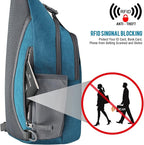 G4Free Sling Bag RFID Blocking Sling Backpack Crossbody Chest Bag Daypack - Image 2