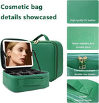Travel Makeup Bag for Women and Makeup Artists Cosmetic Organizer Large Makeup - Image 6
