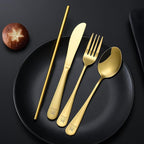 Boulder Bee | Travel Utensils Set | Reusable Camping Cutlery Set | Stainless - Image 6