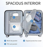 KROSER Hardside Expandable Carry On Luggage - Image 3