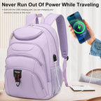 Boavan Laptop Backpack for women, 15.6inch Laptop Bag - Image 7