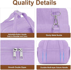 Corduroy Lunch Box Lunch Bag for Women Men, Cute Strawberry Small Insulated - Image 8