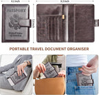 Herain Passport Holder for Travel Cruise Essentials, RFID Passports Book Card - Image 3