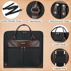 Garment Bag Travel Large Leather Carry On Suit Bag - Image 5