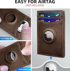 Airtag Wallet for Men- with Money Clip Gift Boxed, Magnetic Closure Slim - Image 3