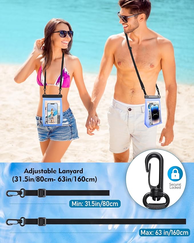 Large Waterproof Phone Pouch, Floating Dry Bag - Image 5
